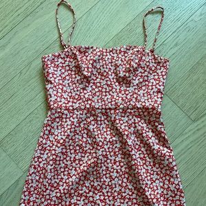 ASOS French Connection size6 red floral mini dress